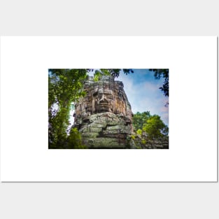 Angkor Thom faces Posters and Art